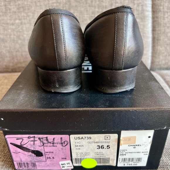 Chanel Espadrilles 100% Auth Brand New Size 37 and Flats give away! $795 value - Picture 9 of 9